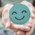 Happy face reviewing Karndean on Trustpilot website