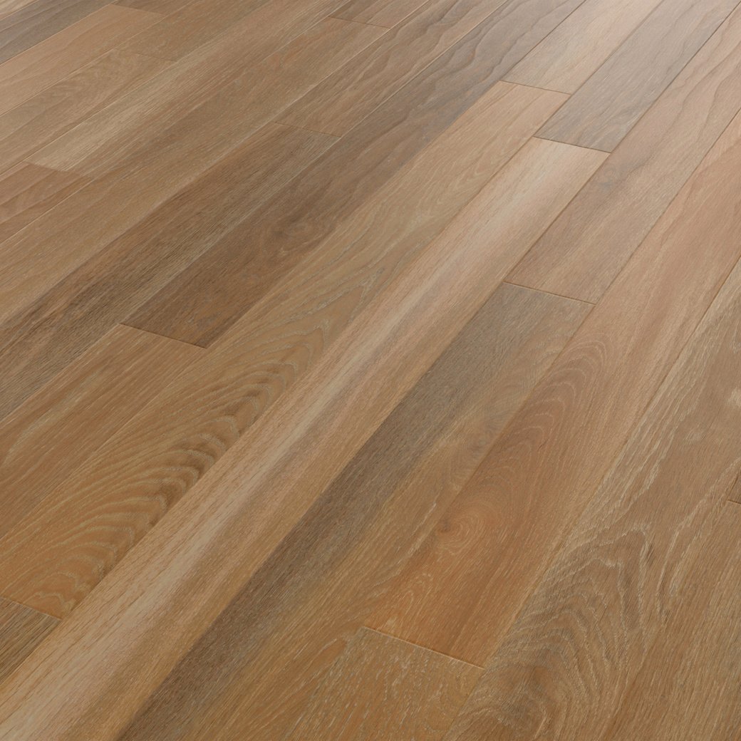 Art Select Canyon Oak brown LVT flooring laid at an angle