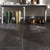 Art Select Canberra black LVT flooring laid in a hallway passage